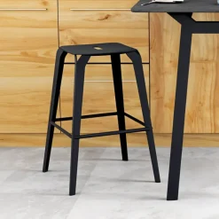 Carrier Valence ® Tabouret snack industriel en métal* Tabouret Snack (assise +/- 65 Cm)|Tabouret De Bar (assise +/- 80 Cm)