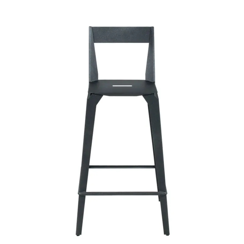 Carrier Valence ® Tabouret snack industriel français en métal avec dossier* Tabouret De Bar (assise +/- 80 Cm)|Tabouret Snack (assise +/- 65 Cm)