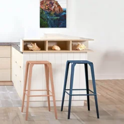 Carrier Valence ® Tabouret de bar industriel en métal* Tabouret De Bar (assise +/- 80 Cm)