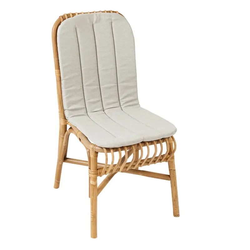 Kok ValérieChaise ethnique en rotin naturel* Chaise De Salle à Manger|Chaise Salon