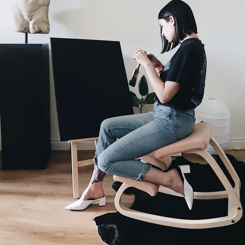 Varier Variable ® Chaise de bureau ergonomique à bascule en tissu* Chaise De Salle à Manger|Chaise De Bureau