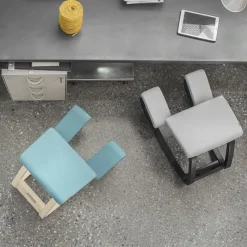 Varier Variable ® Chaise de bureau ergonomique à bascule en tissu* Chaise De Salle à Manger|Chaise De Bureau