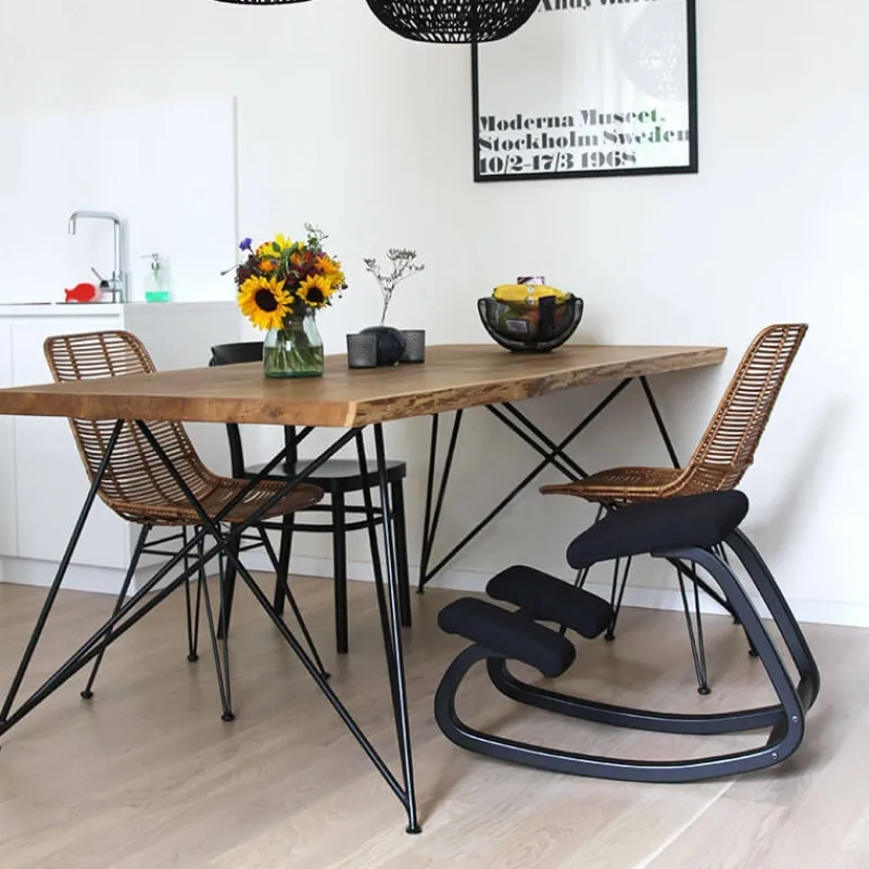 Varier Variable ® Chaise de bureau ergonomique à bascule en tissu* Chaise De Salle à Manger|Chaise De Bureau