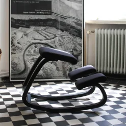 Varier Variable ® Chaise de bureau ergonomique à bascule en tissu* Chaise De Salle à Manger|Chaise De Bureau