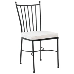 Jayso Venecia Chaise de jardin en acier style provençal* Chaise De Jardin