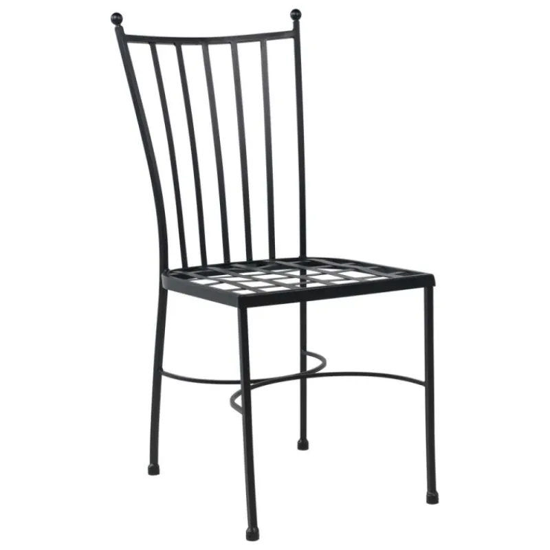 Jayso Venecia Chaise de jardin en acier style provençal* Chaise De Jardin