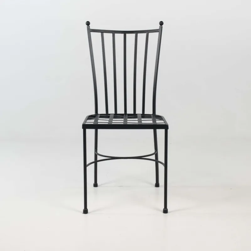 Jayso Venecia Chaise d'intérieur style provençal en acier* Chaise De Salle à Manger