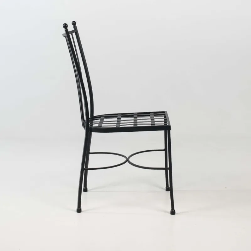 Jayso Venecia Chaise d'intérieur style provençal en acier* Chaise De Salle à Manger