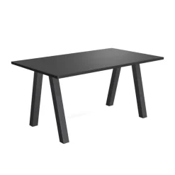 Perfecta Veneto Table moderne rectangulaire en stratifié avec pieds obliques* Table De Salle à Manger