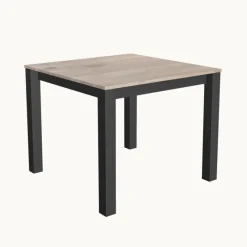 Perfecta Verona Table carrée avec pieds métal conçue en Belgique* Table De Salle à Manger