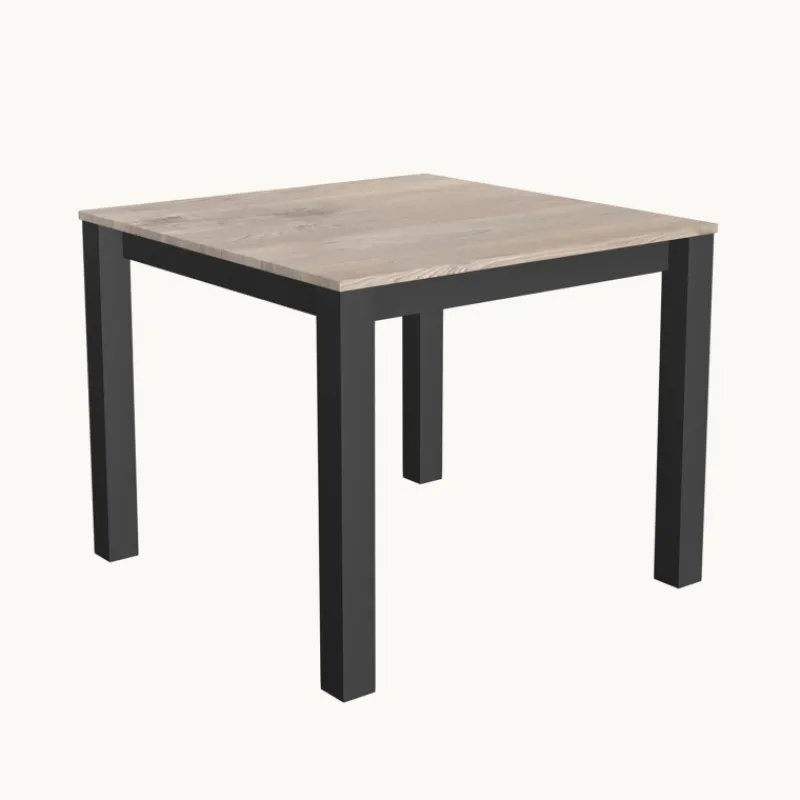 Perfecta Verona Table carrée avec pieds métal conçue en Belgique* Table De Salle à Manger