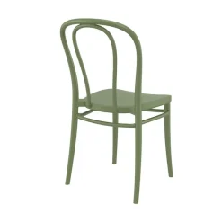 Victor Chaise de jardin bistrot empilable en polypropylène* Chaise De Jardin