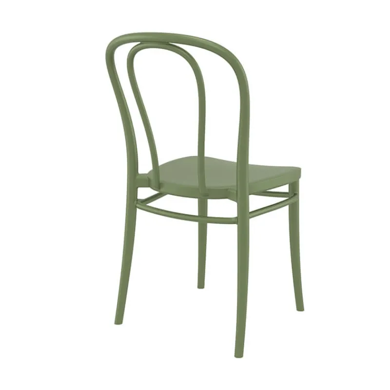 Victor Chaise de jardin bistrot empilable en polypropylène* Chaise De Jardin