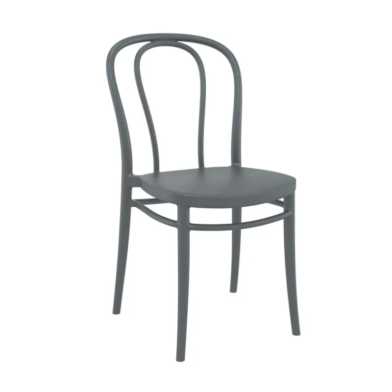 Victor Chaise de jardin bistrot empilable en polypropylène* Chaise De Jardin