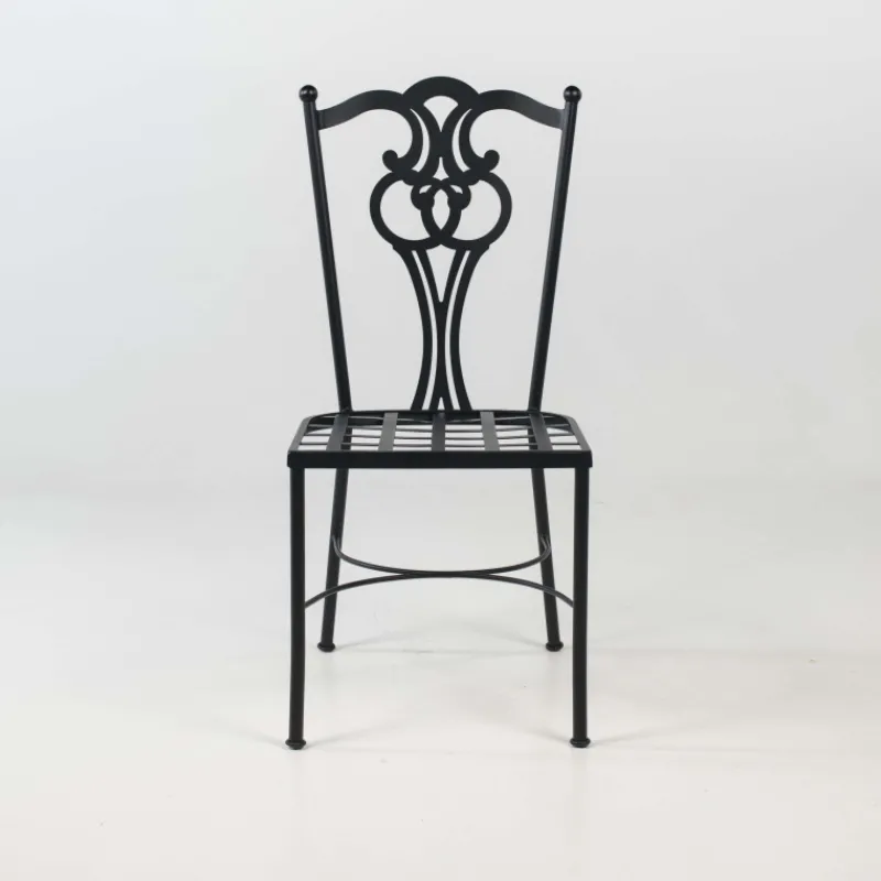 Jayso Viena Chaise de jardin provençale en acier* Chaise De Jardin