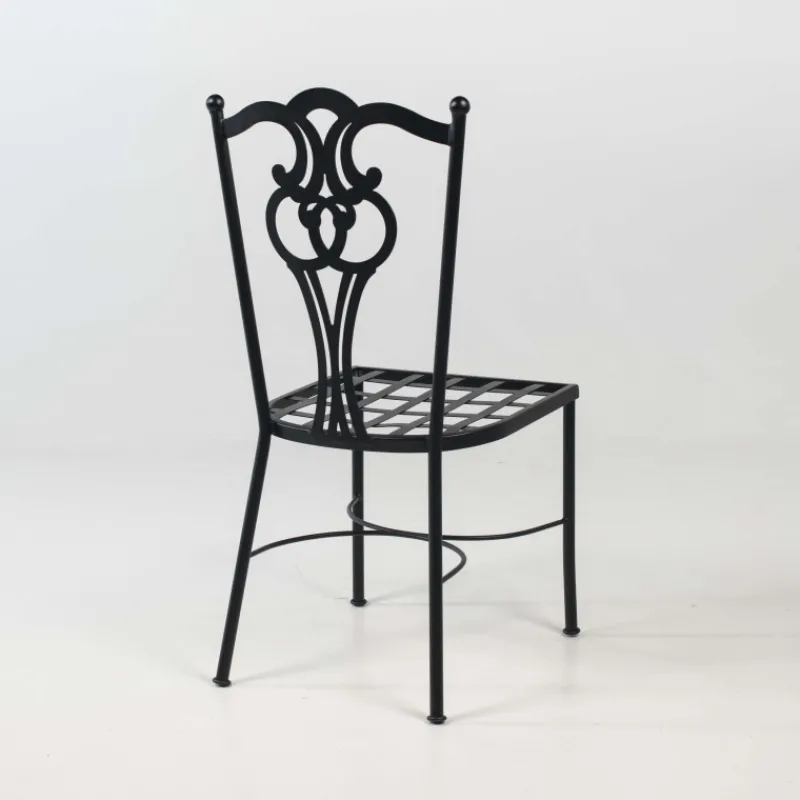 Jayso Viena Chaise de jardin provençale en acier* Chaise De Jardin