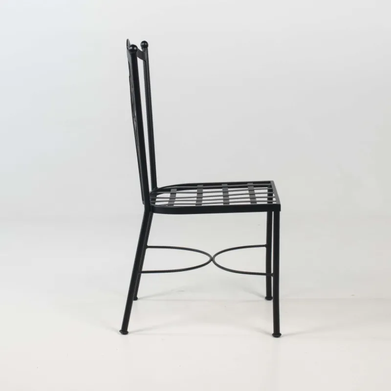 Jayso Viena Chaise provençale en métal* Chaise De Salle à Manger