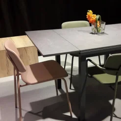 Perfecta Vienna Table de cuisine carrée extensible pieds en métal* Table De Cuisine|Table Pour Petit Espace