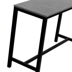 Perfecta Vienna Table haute de cuisine hauteur 90 cm en stratifié et métal* Table De Cuisine|Table Pour Petit Espace