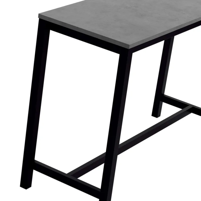 Perfecta Vienna Table haute de cuisine hauteur 90 cm en stratifié et métal* Table De Cuisine|Table Pour Petit Espace