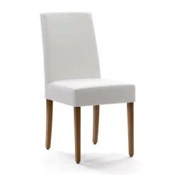 Mobitec Vigo Chaise de salle à manger ® contemporaine en bois et tissu* Chaise De Salle à Manger|Chaise Salon