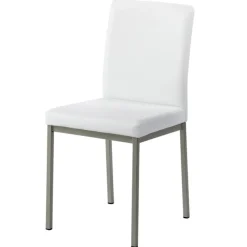 Perfecta Villa Chaise contemporaine en métal et revêtement simili* Chaise De Cuisine|Chaise De Salle à Manger