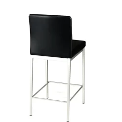 Perfecta Villa Tabouret snack rembourré en simili et métal* Tabouret Snack (assise +/- 65 Cm)|Tabouret De Bar (assise +/- 80 Cm)