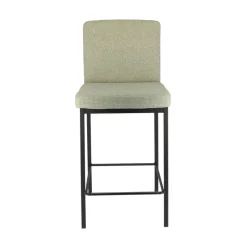 Perfecta Villa Tabouret snack tissu avec pieds en métal* Tabouret Snack (assise +/- 65 Cm)|Tabouret De Bar (assise +/- 80 Cm)