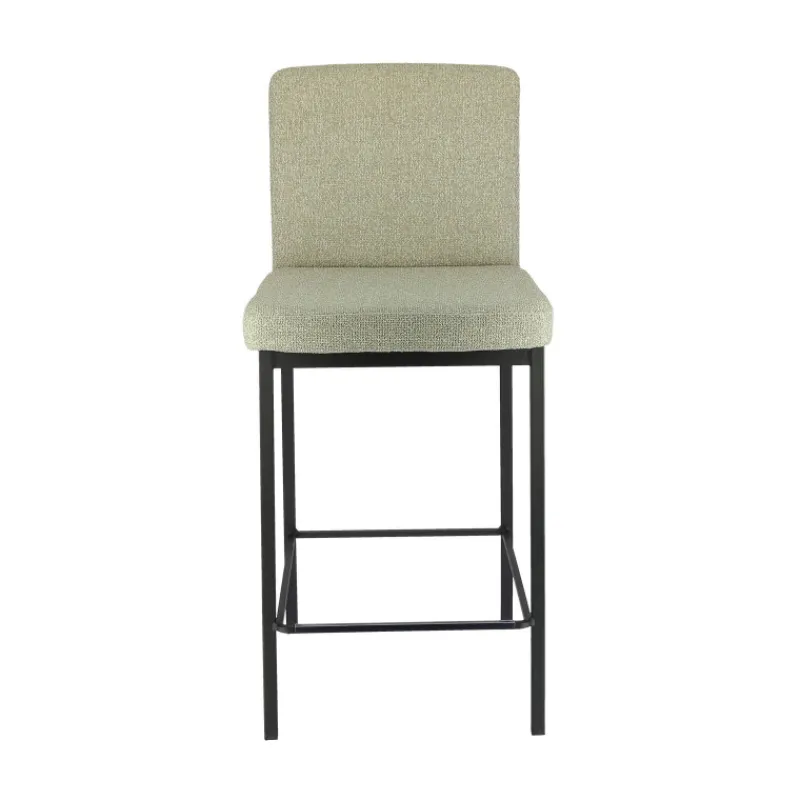 Perfecta Villa Tabouret snack tissu avec pieds en métal* Tabouret Snack (assise +/- 65 Cm)|Tabouret De Bar (assise +/- 80 Cm)