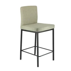 Perfecta Villa Tabouret snack tissu avec pieds en métal* Tabouret Snack (assise +/- 65 Cm)|Tabouret De Bar (assise +/- 80 Cm)