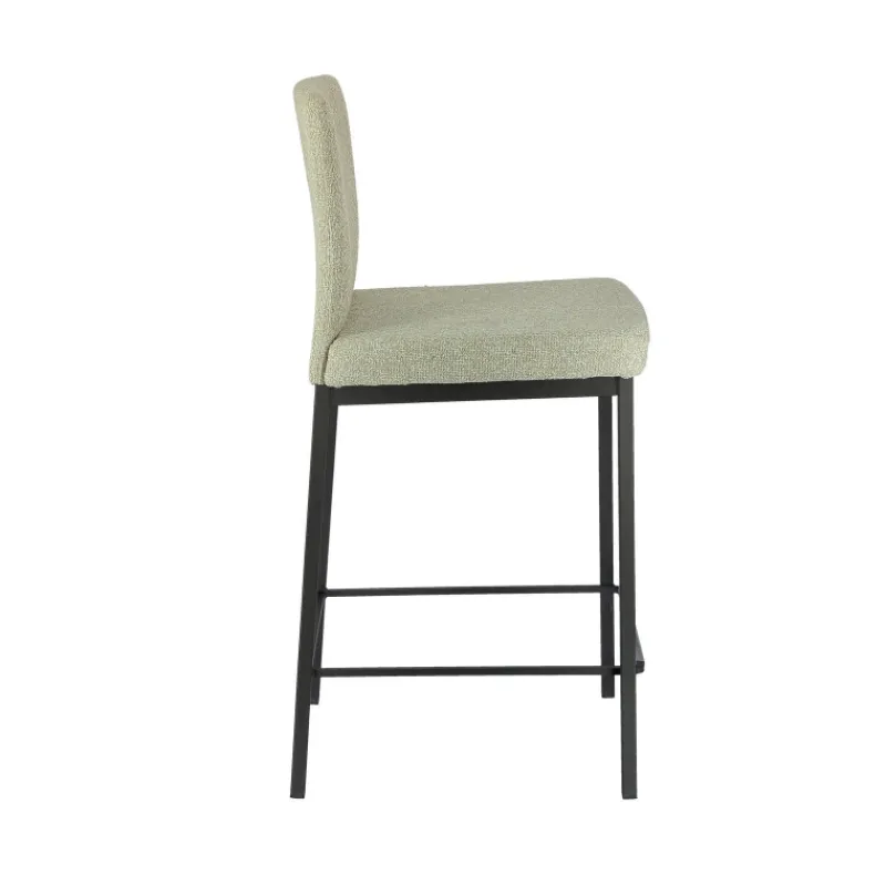 Perfecta Villa Tabouret snack tissu avec pieds en métal* Tabouret Snack (assise +/- 65 Cm)|Tabouret De Bar (assise +/- 80 Cm)