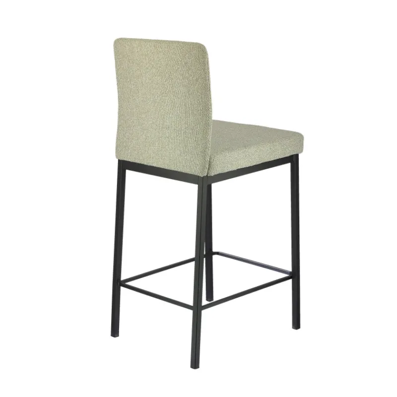 Perfecta Villa Tabouret snack tissu avec pieds en métal* Tabouret Snack (assise +/- 65 Cm)|Tabouret De Bar (assise +/- 80 Cm)