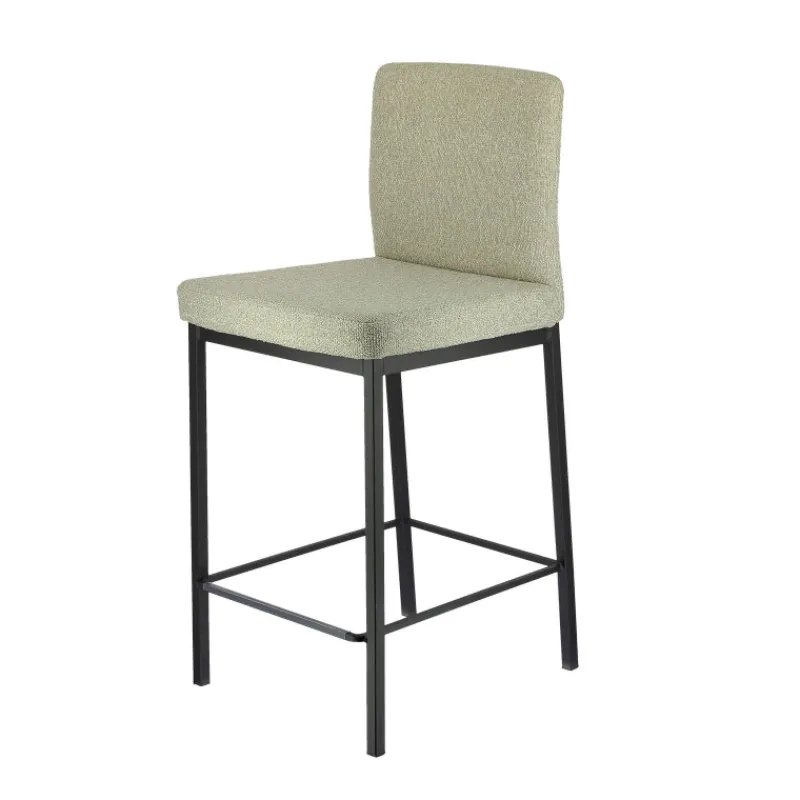 Perfecta Villa Tabouret snack tissu avec pieds en métal* Tabouret Snack (assise +/- 65 Cm)|Tabouret De Bar (assise +/- 80 Cm)