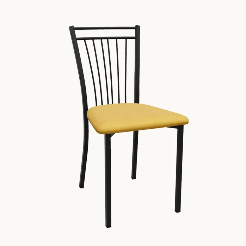 Perfecta Viva Chaise contemporaine en métal et en tissu fabriquée en Belgique* Chaise De Salle à Manger