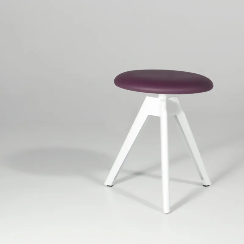Carrier Vérone ® Tabouret bas pivotant en métal et synthétique* Tabouret Bas (assise +/- 45 Cm)