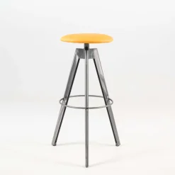 Carrier Vérone ® Tabouret de bar pivotant sans dossier en synthétique et métal* Tabouret De Bar (assise +/- 80 Cm)