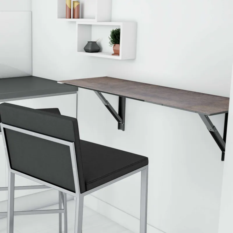 Cancio Vulcano Table murale pliante en céramique* Table De Cuisine|Table Pour Petit Espace