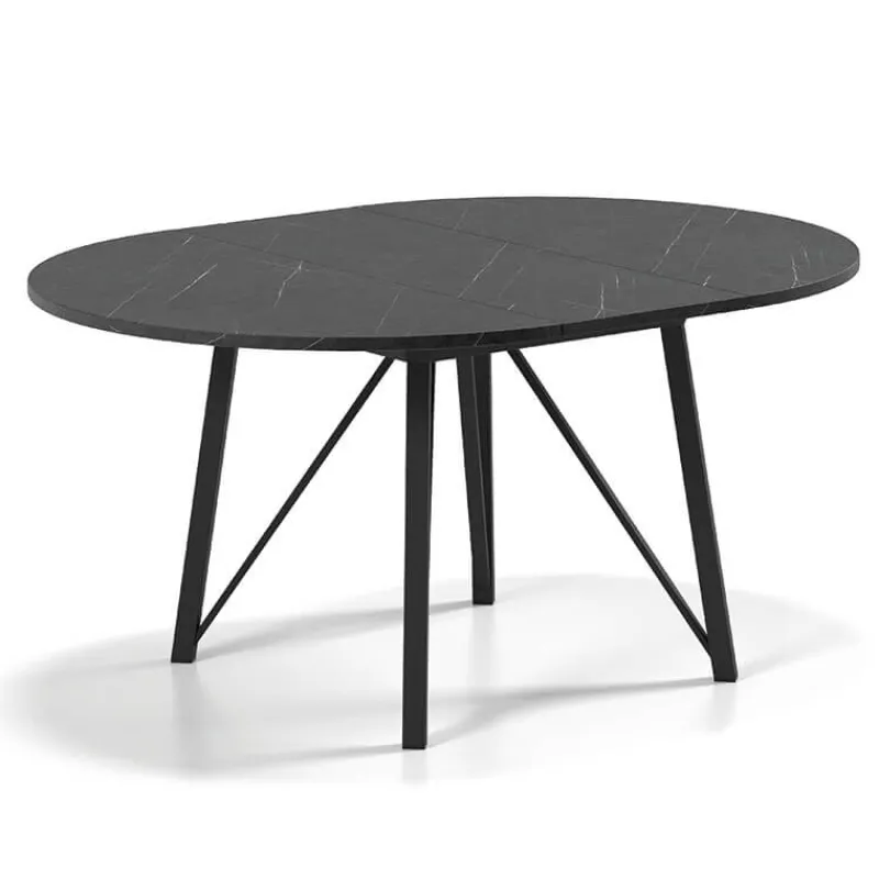 Perfecta Wacko 2.0 Table ronde moderne extensible à pieds métalliques* Table De Salle à Manger