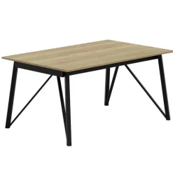 Perfecta Wacko Table design industriel extensible avec pieds en métal* Table De Salle à Manger