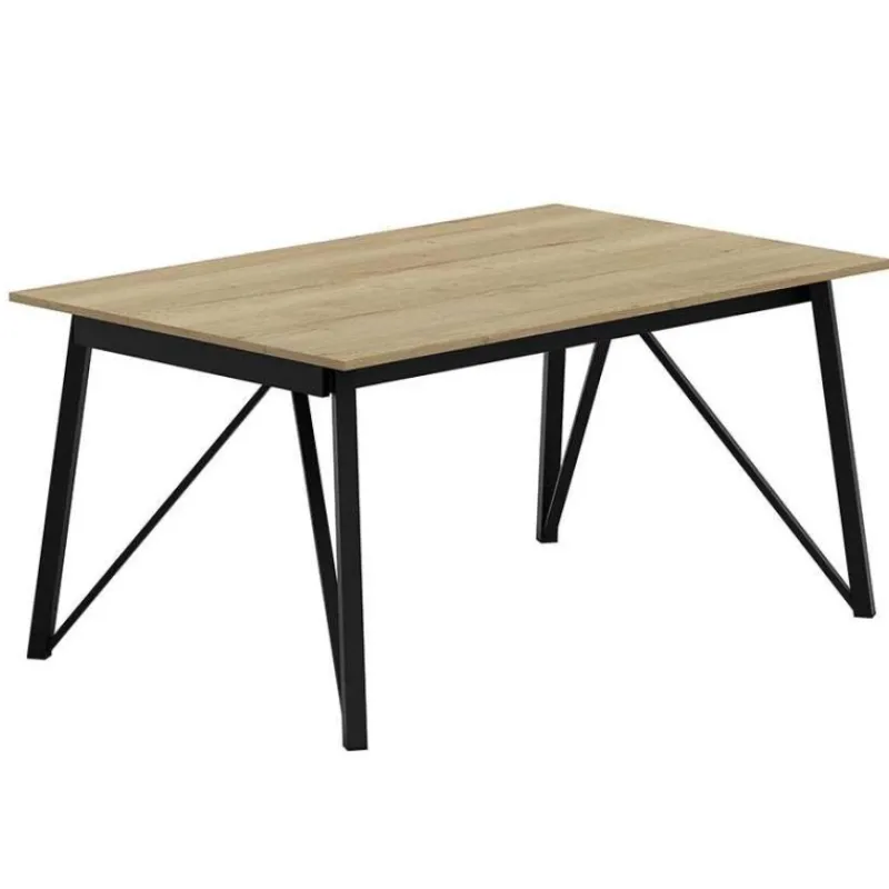 Perfecta Wacko Table design industriel extensible avec pieds en métal* Table De Salle à Manger
