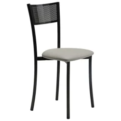 Carrier Wasabi ® Chaise moderne en synthétique et métal dossier ajouré* Chaise De Cuisine
