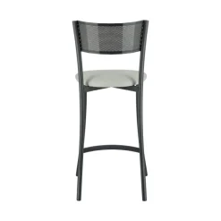 Carrier Wasabi ® Tabouret haut assise en tissu et structure en métal fabrication française* Tabouret Snack (assise +/- 65 Cm)|Tabouret De Bar (assise +/- 80 Cm)