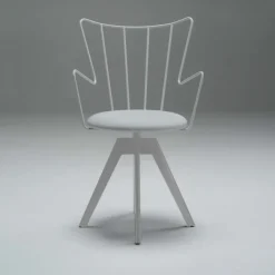 Carrier Well ® Chaise pivotante design en synthétique et métal* Chaise De Cuisine|Chaise De Salle à Manger