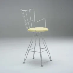 Carrier Well ® Tabouret snack design en synthétique et métal* Tabouret Snack (assise +/- 65 Cm)|Tabouret De Bar (assise +/- 80 Cm)