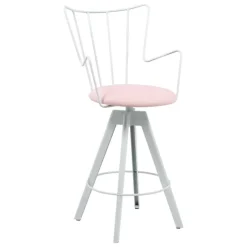 Carrier Well ® Tabouret snack design pivotant en synthétique et métal* Tabouret De Bar (assise +/- 80 Cm)|Tabouret Snack (assise +/- 65 Cm)
