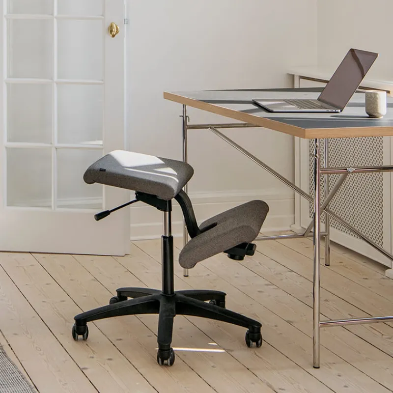 Varier Wing ® Siège ergonomique en tissu sur roulettes* Chaise De Bureau