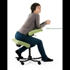 Varier Wing ® Siège ergonomique en tissu sur roulettes* Chaise De Bureau