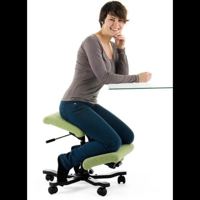 Varier Wing ® Siège ergonomique en tissu sur roulettes* Chaise De Bureau