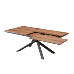 Ozzio 4x4 Table design extensible rectangulaire en bois et métal* Table De Salle à Manger