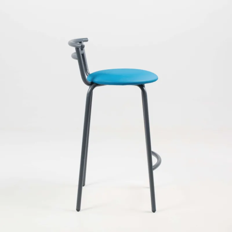 Carrier Xélus ® Tabouret snack fabriqué en France assise ronde rembourrée et structure métal* Tabouret Snack (assise +/- 65 Cm)|Tabouret De Bar (assise +/- 80 Cm)